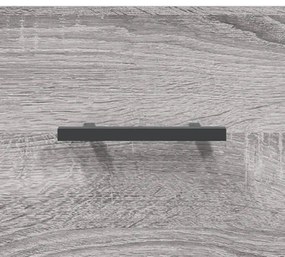 Mesas de cabeceira 2 pcs derivados de madeira sonoma cinza