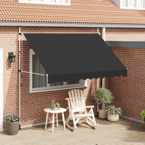 Toldo retrátil manual 300 cm antracite