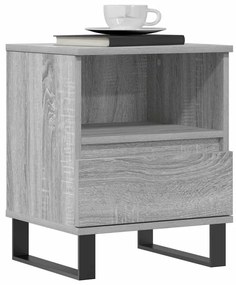 Mesas de cabeceira 2 pcs derivados de madeira cinzento sonoma