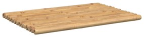 Tapetes de casa de banho 2 pcs 70x50 cm bambu