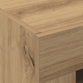 Armário de Parede com Portas de Vidro de Carvalho Artisan 69,5x34x90 c