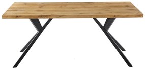 Mesa Jantar OLITE 180RT, metal, tampo DM vintage, 180 x 90 cms