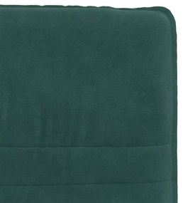 Cadeiras de jantar 6 pcs veludo verde-escuro