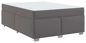 Estrutura da Cama Outros Cinzeto 140 x 200 cm Couro sintético