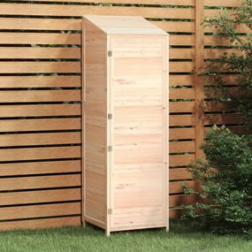 vidaXL Abrigo de jardim 55x52x174,5 cm madeira de abeto maciça