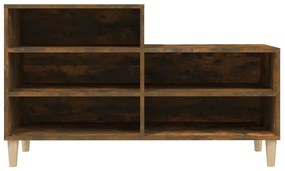 Sapateira 102x36x60 cm derivados de madeira carvalho fumado