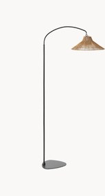 Candeeiro de pé LED artesanal regulável com controlo remoto Niza