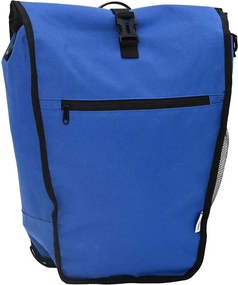 vidaXL Bolsa de Bicicleta Azul 34 x 16 x 59 cm Poliéster