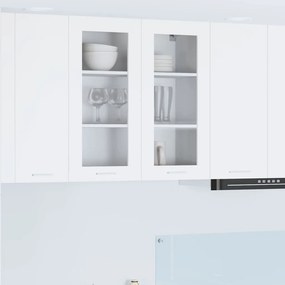 vidaXL Armário suspenso Riga Branco 80 x 31 x 80 cm Madeira processada