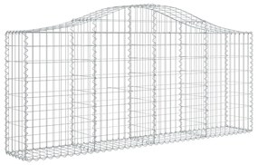 Cestos gabião arqueados 40pcs 200x30x80/100cm ferro galvanizado