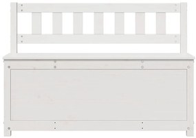 Banco 110x41x76,5 cm madeira de pinho maciça branco