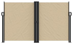 Toldo lateral retrátil 140x1200 cm bege