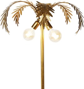 Candeeiro de pé inteligente dourado 156cm Inclui 2 Wifi G95 - Botanica