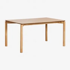 Mesa De Jantar Em Mdf Munden Castanho Roble & 150 X 90 Cm - Sklum