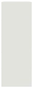 Aparador 67x39x107 cm aço branco