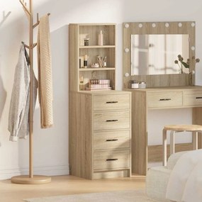 vidaXL Buffê Carvalho sonoma 40 x 41 x 135 cm Madeira processada