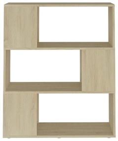Estante/divisória 80x24x94 cm contraplacado carvalho sonoma