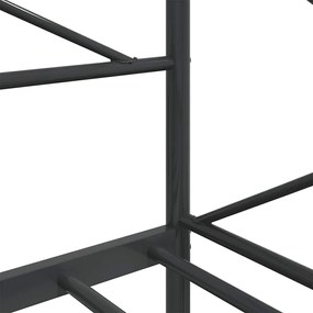 Cama de Dia sem Colchão 80x200 cm aço preto