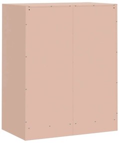 Aparador 67x39x83 cm aço rosa