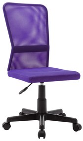 vidaXL Cadeira de escritório 44x52x100 cm tecido de malha roxo