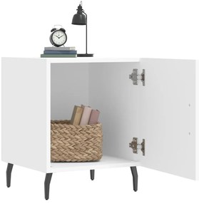Mesa cabeceira 40x40x50 cm derivados de madeira branco