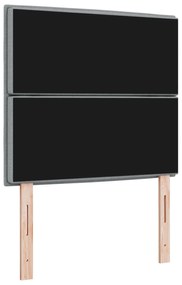 Cabeceira Design Linhas Cinza Claro 80 cm Tecido