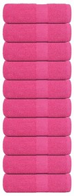 Toalhas de bidé 10 pcs 30x50 cm 360 gsm 100% algodão rosa