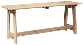 Banco de Exterior vidaXL 119x35x47 cm Madeira de Pinho
