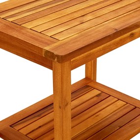 Mesa de centro 50x35x45 cm madeira de acácia maciça