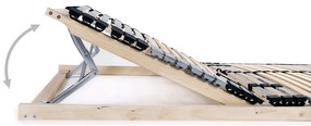 Estrado de ripas com 42 ripas 7 zonas 120x200 cm