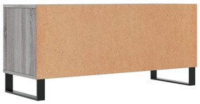 Móvel de TV 100x34,5x44,5 cm derivados madeira cinzento sonoma