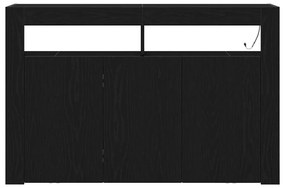 Sideboard Carvalho preto Madeira engenheirada 116 x 30 x 75 cm