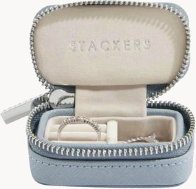 Caixa pequena de viagem para joias Dusky Blue
