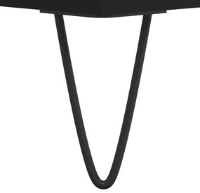 Mesa de centro 100x50x45 cm derivados de madeira preto