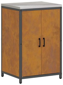 Conjunto de Armazenamento de Cozinha 3 pcs Ferro Enferrujado