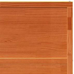 Porta de celeiro 100x208cm madeira de pinho maciça castanho mel