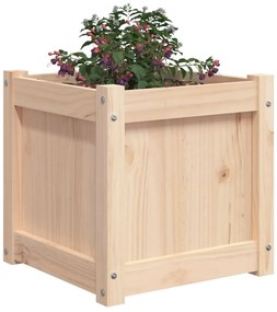 Vasos/floreiras de jardim 2 pcs madeira de pinho maciça