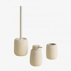 Conjunto De Banheiro Aberden Crema - Sklum