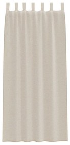Cortinas com cortinas 2 pcs Areia 140 x 260 cm Poliéster