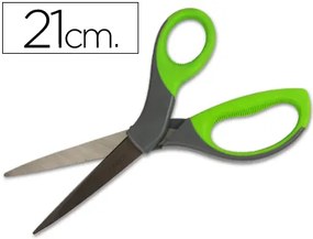 Tesoura para Escritorio Q-connect Cabo em Borracha 8\" 21 cm Blister