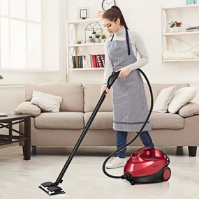 Máquina de limpeza a vapor 2000 W 1,5 L Pressão 4 Bar com bloqueio de segurança para crianças Desligamento automático Máquina de limpeza a vapor domés