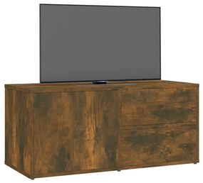 Móvel de TV 80x34x36 cm derivados de madeira carvalho fumado