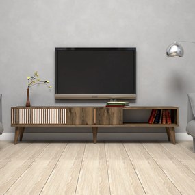 Suporte para TV Milan – Nogueira – 180 cm x 40 cm x 35 cm