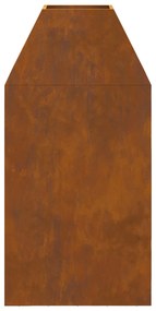 Fogueira vidaXL 50x50x100 cm em Aço Resistente