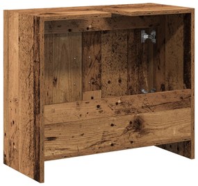 Gabinete de Pia Madeira Velha 63x29x55 cm Madeira Maciça