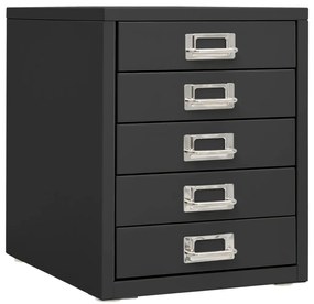 vidaXL Armário de escritório 28x35x35 cm metal antracite
