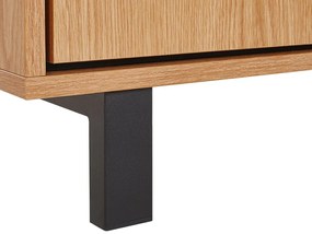 Armário com 3 portas em madeira clara PARAMOUNT Beliani