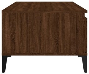 Mesa de centro 90x50x36,5cm derivados madeira carvalho castanho