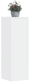 Suporte para plantas 33x33x100 cm derivados de madeira branco