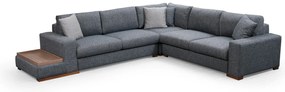 Sofá de Canto Loop - Cor Antracite - 282 x 323 cm